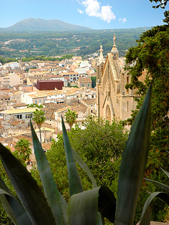 View over Arta on Mallorca